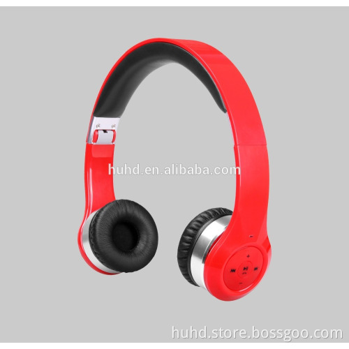 Travelling wireless bluetooth foldable headset stereo sound quality metal bluetooth headphone with microphone